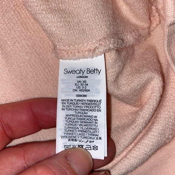 Sweaty Betty Ladies After Class Relaxed Hoody -   XS- Sorbet Pink - - Picture 8 of 8